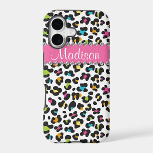 Rainbow Leopard Rhinestone Leopard BLING iPhone