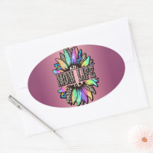 Rainbow Leopard Sunflower Mom Life 