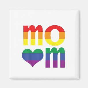 Rainbow LGBT Pride Month Mother's Day LGBT Magnet