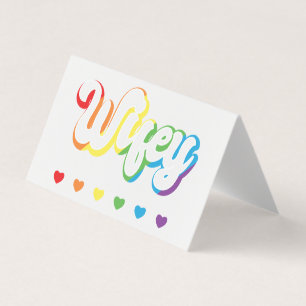 Rainbow LGBTQIA Lesbian Gay Support