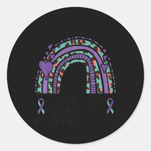 Rainbow Lifeline 988 Suicide Prevention  Classic Round Sticker