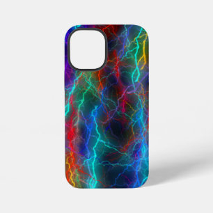 Rainbow Lightning Storm iPhone 12 Mini Case