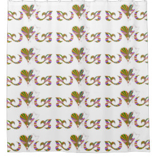 Rainbow Lily Heart and Butterfly