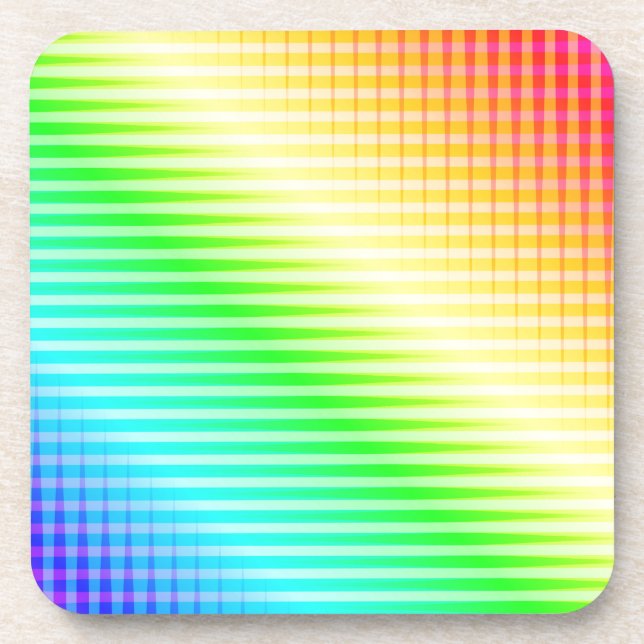 Rainbow Lines Coaster (Front)