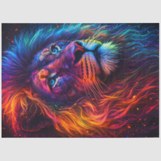 Rainbow Lion Tissue Paper