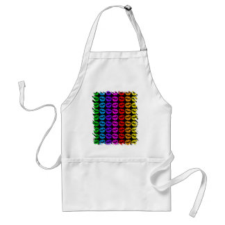 Rainbow Lips Pattern Standard Apron