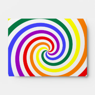 Rainbow Lollipop Envelope