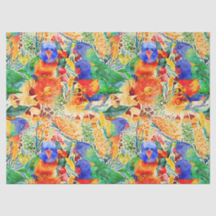 Rainbow Lorikeet Garden Tissue Paper