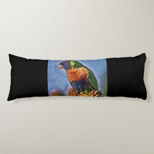 Rainbow Lorikeet Parrot Bird Body Pillow