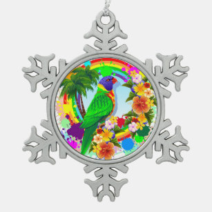 Rainbow Lorikeet Parrot Ornament