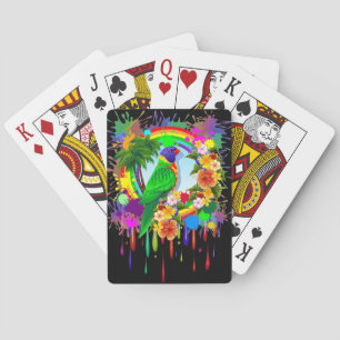 Rainbow Lorikeet Parrot Playing_Cards Playing Cards