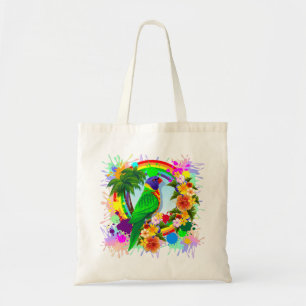 Rainbow Lorikeet Parrot Tote_Bags Tote Bag