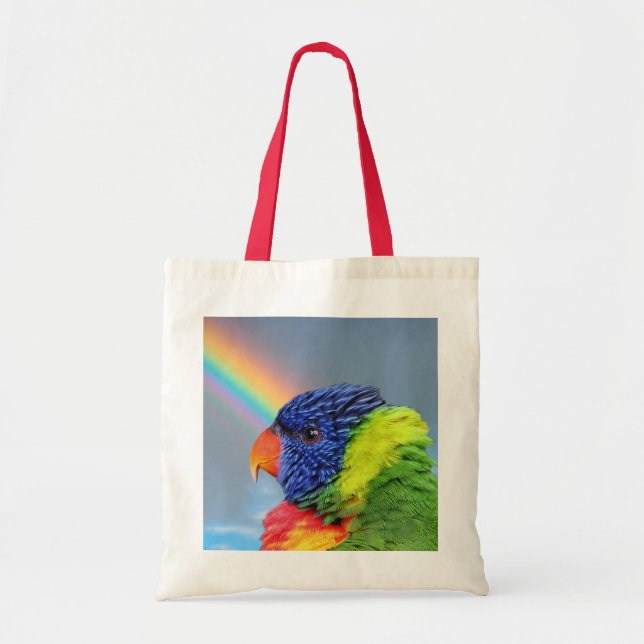 Rainbow Lorikeet Tote Bag (Front)