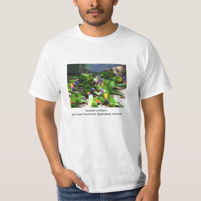 Rainbow Lorikeets T-Shirt (Front)