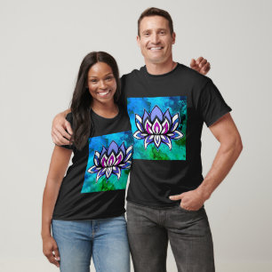Rainbow Lotus Blues Tshirt
