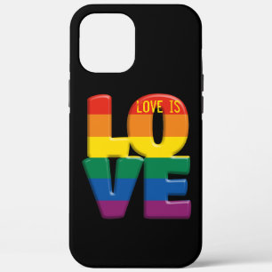 rainbow love Case-Mate iPhone case