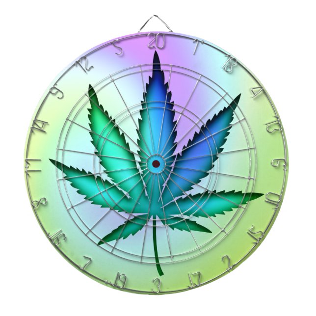 Rainbow Love  Dartboard (Front)