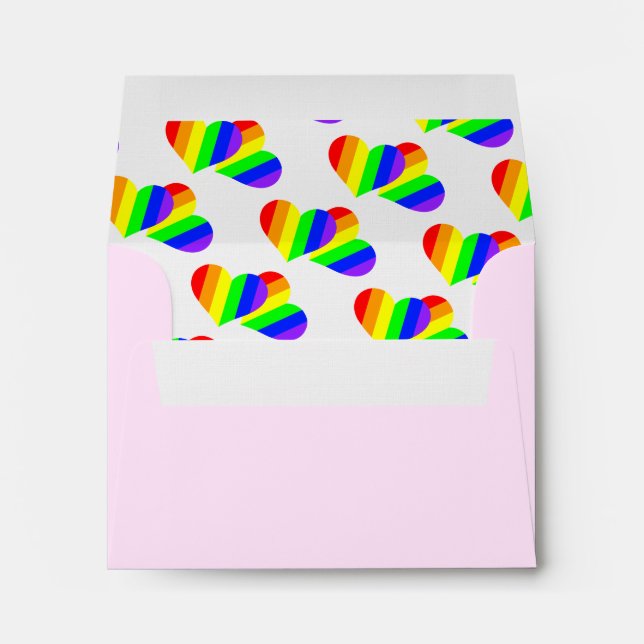 Rainbow Love Envelope (Back (Bottom))
