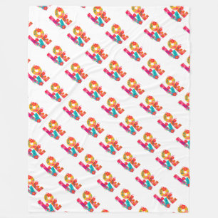 Rainbow Love Fleece Blanket