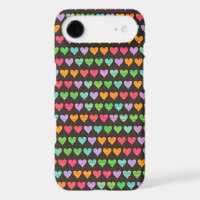 Rainbow Love Hearts Colourful Fun Cute Casing