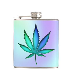 Rainbow Love Hip Flask