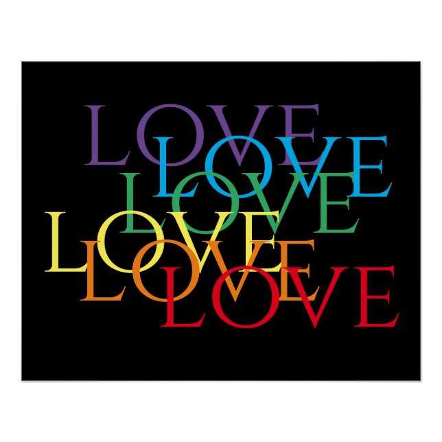 RAINBOW LOVE II 25x20 Poster (Front)