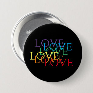 RAINBOW LOVE II Round Button