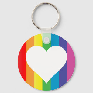 rainbow love. keychain