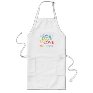 RAINBOW LOVE Long Apron 