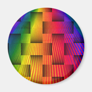 Rainbow Love_ Magnet