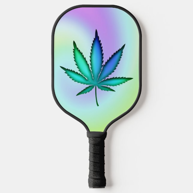 Rainbow Love  Pickleball Paddle (Front)