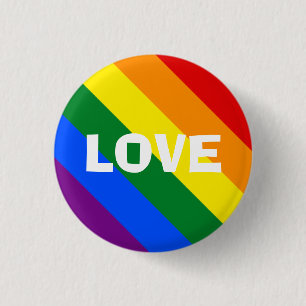Rainbow Love Pin