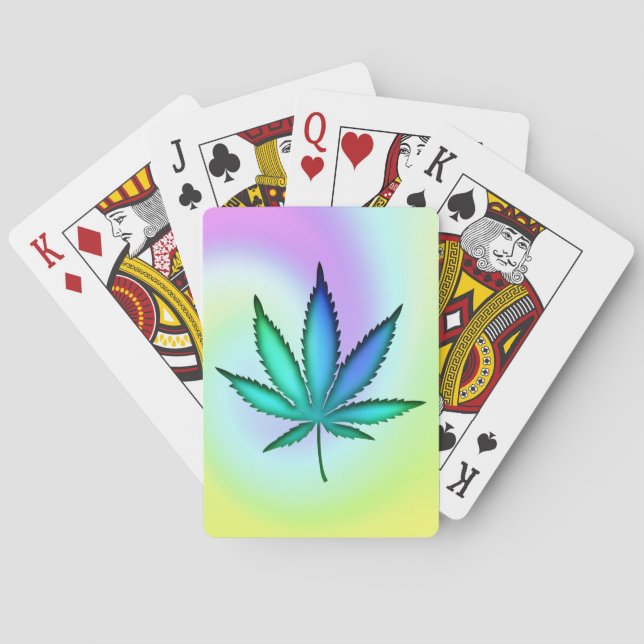 Rainbow Love  Playing Cards (Back)