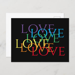 RAINBOW LOVE Postcard II