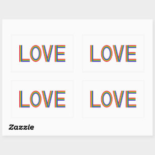 Rainbow Love Sticker