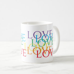 RAINBOW LOVE White Mug