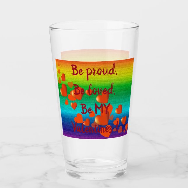 Rainbow Love Women Glass (Front)