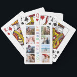 Rainbow 'LOVE YOU DADDY' Photo Collage Keepsake Playing Cards<br><div class="desc">Create your very own playing cards for dad with this 8 square photo collage template. Design features modern rainbow lettering that reads 'LOVE YOU DADDY' personalized with a sweet message and name/s. Makes a unique keepsake gift for birthdays,  christmas or father's day.</div>