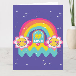 Rainbow Love yourself Card