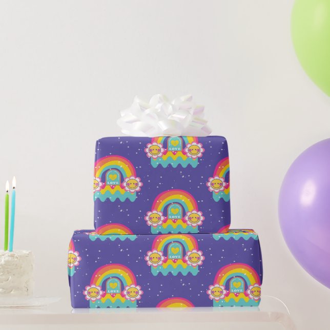 Rainbow Love yourself Wrapping Paper (Party Gifts)