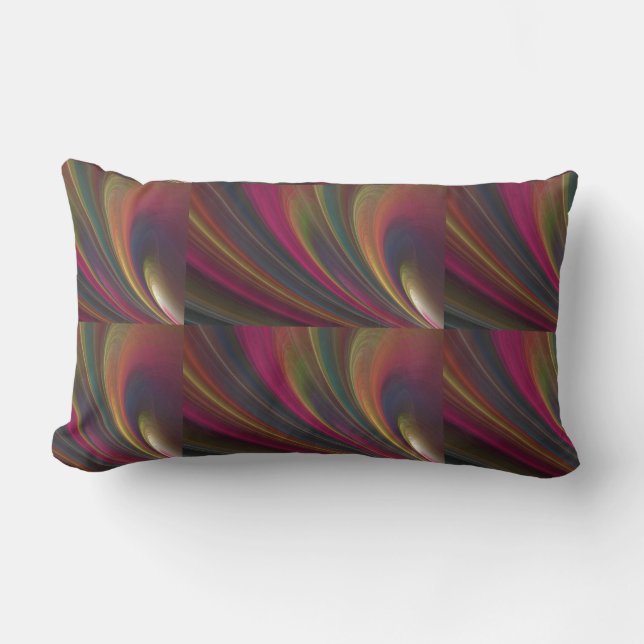 Rainbow Lumbar Pillow (Front)
