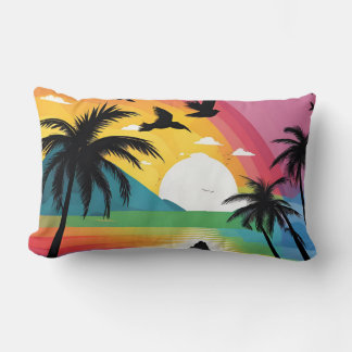 Rainbow Lumbar Pillow