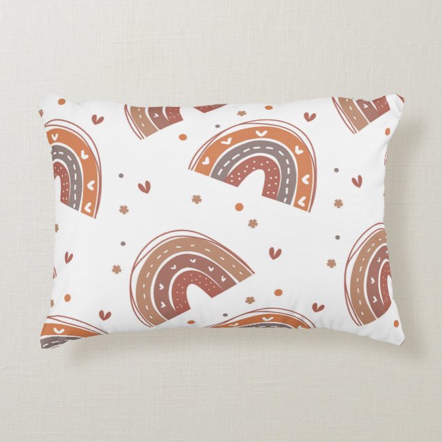 Rainbow Luv Accent Pillow (Front)