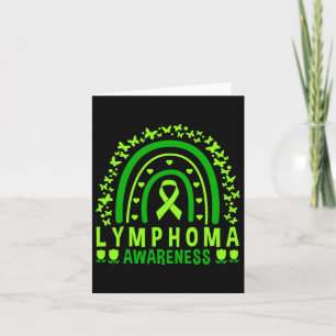 Rainbow Lymphoma Awareness Support Card