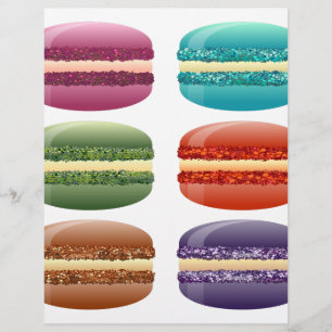 rainbow macarons