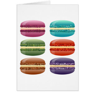 rainbow macarons