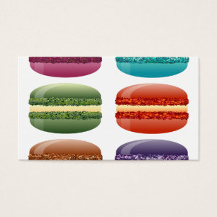 rainbow macarons