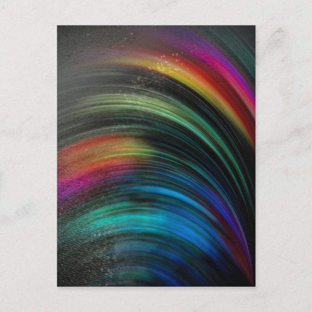 rainbow magically united postcard (Front)