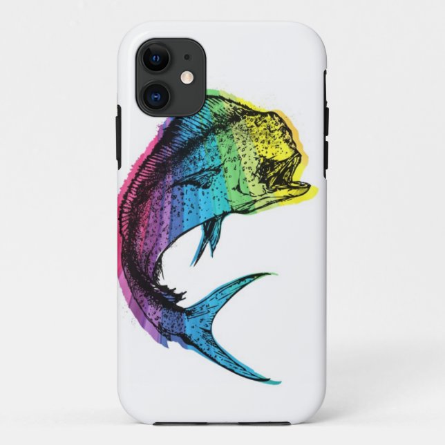 Rainbow Mahi Mahi Coque-Mate coque iphone (Dos)