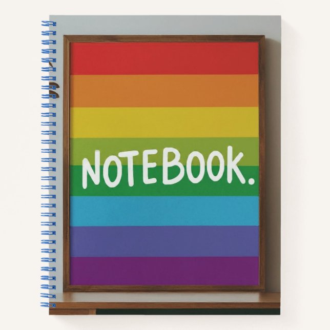 Rainbow Man Notebook (Front)